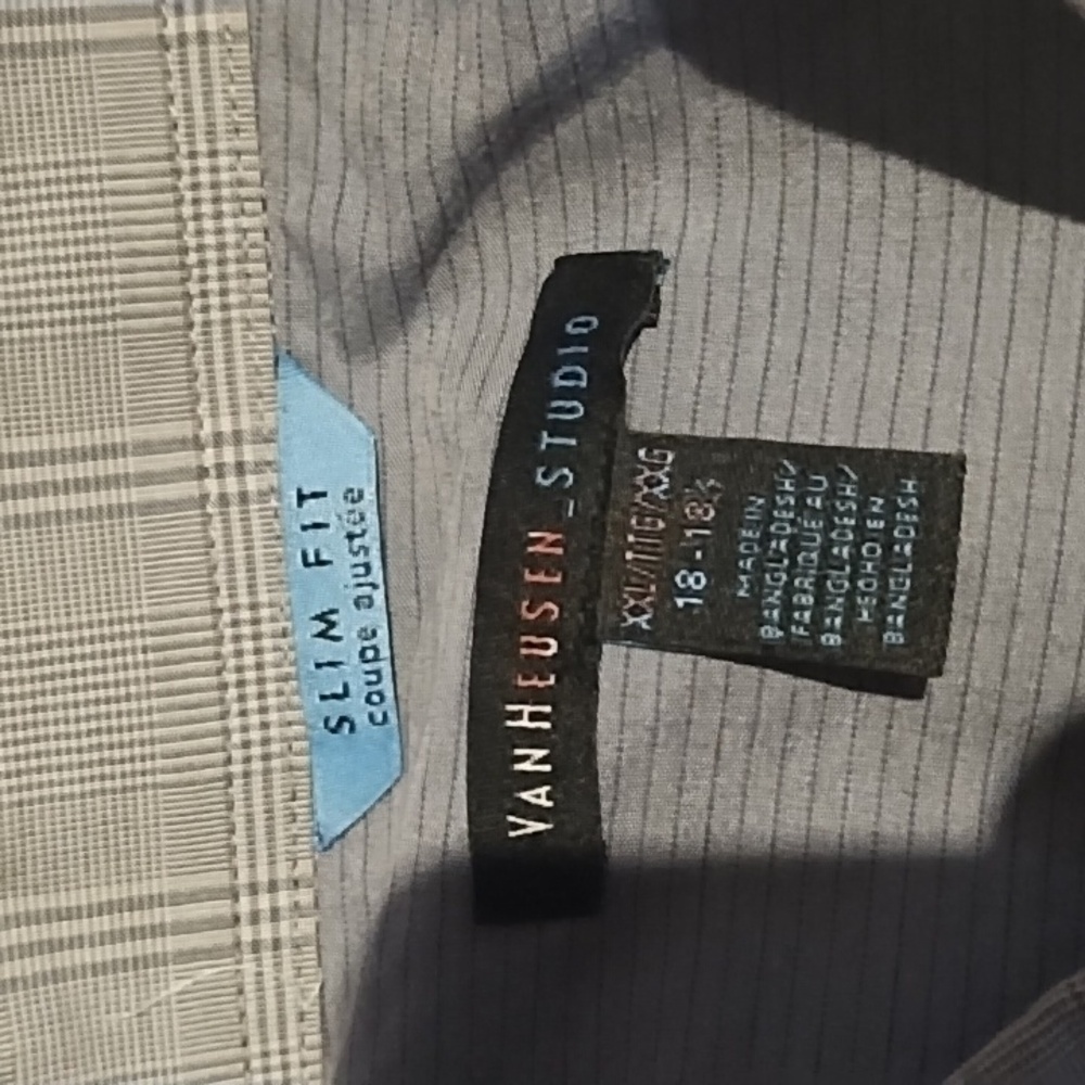 Van Heusen Gray Slim Fit Shirt - Picture 3 of 3